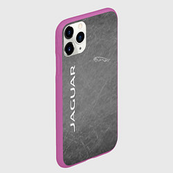 Чехол iPhone 11 Pro матовый ЯГУАР, цвет: 3D-фиолетовый — фото 2