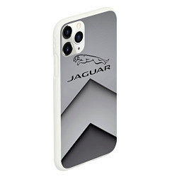 Чехол iPhone 11 Pro матовый JAGUR ЯГУАР, цвет: 3D-белый — фото 2