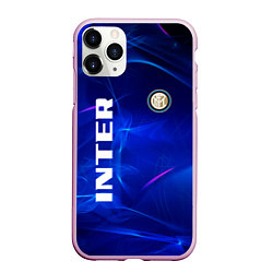 Чехол iPhone 11 Pro матовый Inter abstraction, цвет: 3D-розовый