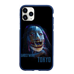 Чехол iPhone 11 Pro матовый Ghostwire Tokyo, цвет: 3D-тёмно-синий