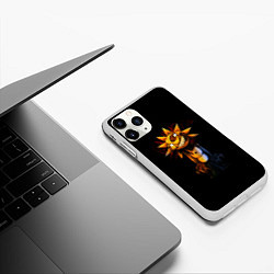 Чехол iPhone 11 Pro матовый Five Nights at Freddys: Security Breach Солнце Day, цвет: 3D-белый — фото 2