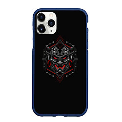 Чехол iPhone 11 Pro матовый Глянцевый Они, цвет: 3D-тёмно-синий