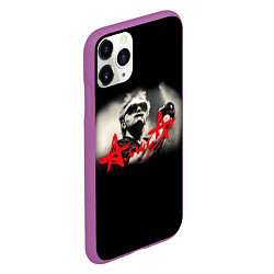 Чехол iPhone 11 Pro матовый АЛИСА К Кинчев, цвет: 3D-фиолетовый — фото 2
