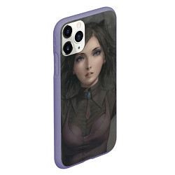 Чехол iPhone 11 Pro матовый Красотка Рил - эрго прокси, цвет: 3D-серый — фото 2