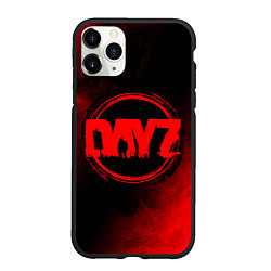 Чехол iPhone 11 Pro матовый DAYZ Пламя, цвет: 3D-черный