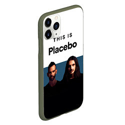 Чехол iPhone 11 Pro матовый Плацебо Дуэт, цвет: 3D-темно-зеленый — фото 2