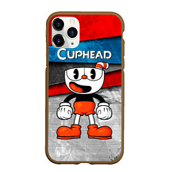 Чехол iPhone 11 Pro матовый Cuphead Красная чашечка