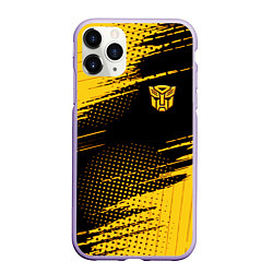 Чехол iPhone 11 Pro матовый Bumblebee Бамблби, цвет: 3D-светло-сиреневый