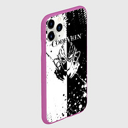 Чехол iPhone 11 Pro матовый Code vein черное белое, цвет: 3D-фиолетовый — фото 2
