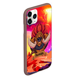 Чехол iPhone 11 Pro матовый Radahn elden ring, цвет: 3D-коричневый — фото 2