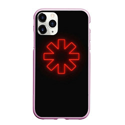 Чехол iPhone 11 Pro матовый RHCP Neon, цвет: 3D-розовый