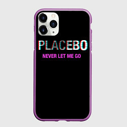 Чехол iPhone 11 Pro матовый Placebo Never Let Me Go, цвет: 3D-фиолетовый