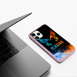 Чехол iPhone 11 Pro матовый Placebo, Logo, цвет: 3D-розовый — фото 2