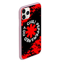 Чехол iPhone 11 Pro матовый Red hot chili peppers RHCP, цвет: 3D-розовый — фото 2