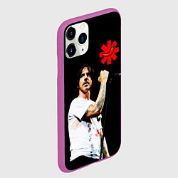 Чехол iPhone 11 Pro матовый Red Hot Chili Peppers RHCP, цвет: 3D-фиолетовый — фото 2