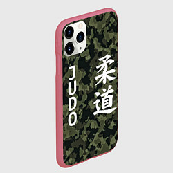 Чехол iPhone 11 Pro матовый JUDO МИЛИТАРИ, цвет: 3D-малиновый — фото 2