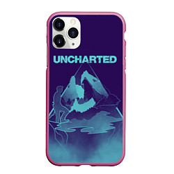 Чехол iPhone 11 Pro матовый Uncharted Арт, цвет: 3D-малиновый