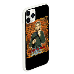 Чехол iPhone 11 Pro матовый Kurt Cobain 1967 - 1994, цвет: 3D-белый — фото 2