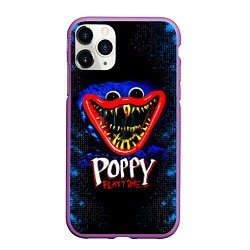 Чехол iPhone 11 Pro матовый POPPY PLAYTIME ХАГГИ ВАГГИ ПОППИ ПЛЕЙТАЙМ, цвет: 3D-фиолетовый