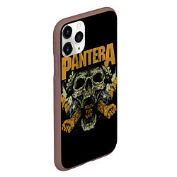 Чехол iPhone 11 Pro матовый PANTERA Mouth For War, цвет: 3D-коричневый — фото 2