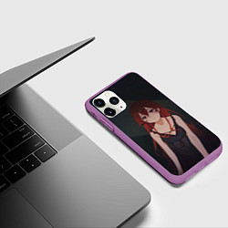 Чехол iPhone 11 Pro матовый Красотка Эрис, цвет: 3D-фиолетовый — фото 2