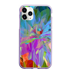 Чехол iPhone 11 Pro матовый Abstract color pattern Summer 2022