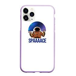 Чехол iPhone 11 Pro матовый SpaaacE мем про радугу