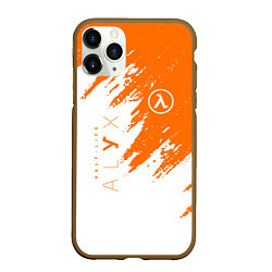 Чехол iPhone 11 Pro матовый Half-life texture, цвет: 3D-коричневый