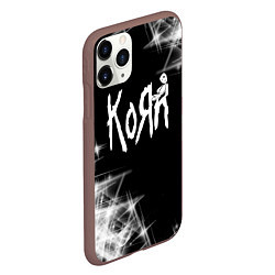 Чехол iPhone 11 Pro матовый Korn КоРн, цвет: 3D-коричневый — фото 2