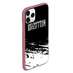 Чехол iPhone 11 Pro матовый LED ZEPPELIN ЛЕД ЗЕППЕЛИН, цвет: 3D-малиновый — фото 2