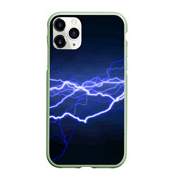 Чехол iPhone 11 Pro матовый Lightning Fashion 2025 Neon, цвет: 3D-салатовый