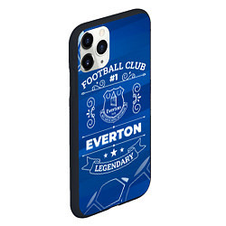 Чехол iPhone 11 Pro матовый Everton, цвет: 3D-черный — фото 2