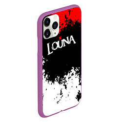 Чехол iPhone 11 Pro матовый Louna band, цвет: 3D-фиолетовый — фото 2