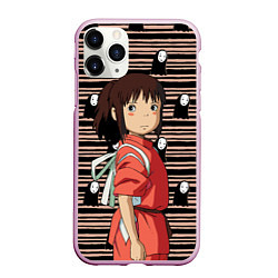 Чехол iPhone 11 Pro матовый Sen to Chihiro, цвет: 3D-розовый