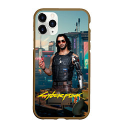 Чехол iPhone 11 Pro матовый Vi Cyberpunk2077