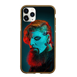 Чехол iPhone 11 Pro матовый James Root - Slipknot - We are Not Your Kind, цвет: 3D-коричневый