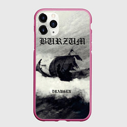 Чехол iPhone 11 Pro матовый Burzum - Draugen, цвет: 3D-малиновый