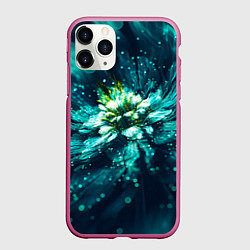 Чехол iPhone 11 Pro матовый Цветок с пандоры, цвет: 3D-малиновый