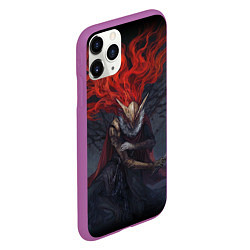 Чехол iPhone 11 Pro матовый ELDEN RING МАЛЕНИЯ MALENIA, цвет: 3D-фиолетовый — фото 2