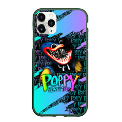 Чехол iPhone 11 Pro матовый POPPY PLAYTIME HAGGY WAGGY - ПОППИ ПЛЕЙТАЙМ цветно, цвет: 3D-темно-зеленый