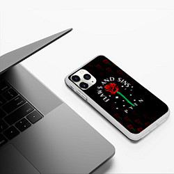 Чехол iPhone 11 Pro матовый Payton Moormeie: пейтон моормиер pattern, цвет: 3D-белый — фото 2