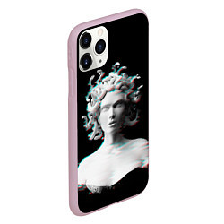 Чехол iPhone 11 Pro матовый Горгона медуза medusa gorgon, цвет: 3D-розовый — фото 2