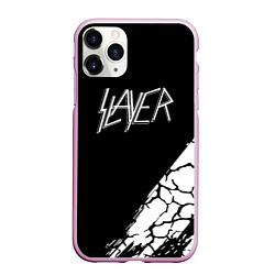 Чехол iPhone 11 Pro матовый Slayer Трещины