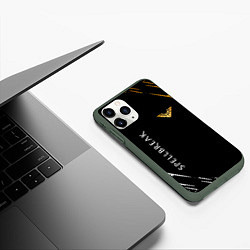 Чехол iPhone 11 Pro матовый Spellbreak Боевая магия, цвет: 3D-темно-зеленый — фото 2