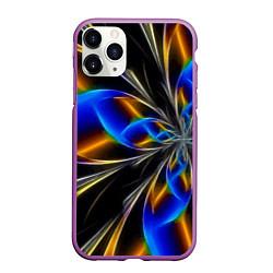 Чехол iPhone 11 Pro матовый Neon vanguard pattern Fashion 2023, цвет: 3D-фиолетовый