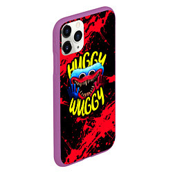 Чехол iPhone 11 Pro матовый ПЕРСОНАЖ HAGGY WAGGY ХАГГИ ВАГГИ, цвет: 3D-фиолетовый — фото 2