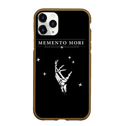 Чехол iPhone 11 Pro матовый Memento Mori Надпись