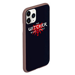 Чехол iPhone 11 Pro матовый THE WITCHER MONSTER SLAYER ВОЛК, цвет: 3D-коричневый — фото 2