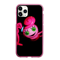 Чехол iPhone 11 Pro матовый POPPY PLAYTIME - Mommy long legs - Мама длинные но, цвет: 3D-малиновый