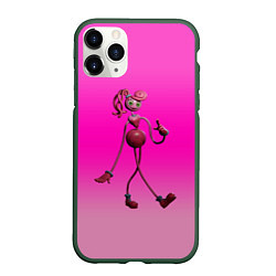 Чехол iPhone 11 Pro матовый POPPY PLAYTIME МАМА ДЛИННЫЕ НОГИ, цвет: 3D-темно-зеленый